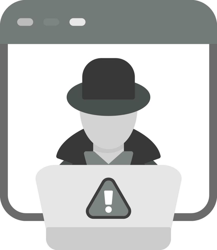 Cyber Crime Vector Icon