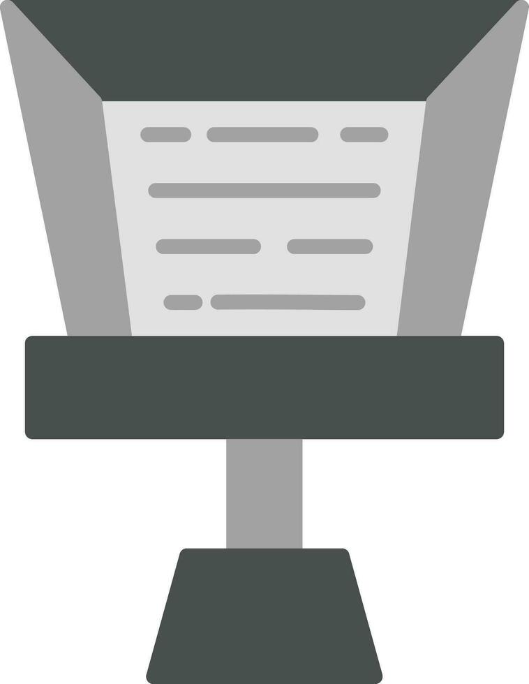 Teleprompter Vector Icon