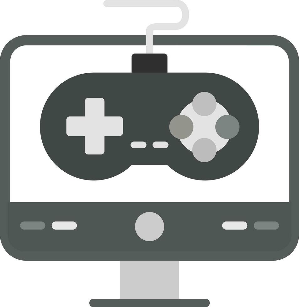 icono de vector de consola de juegos