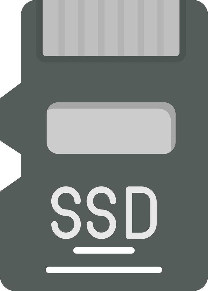 SSD Card Vector Icon