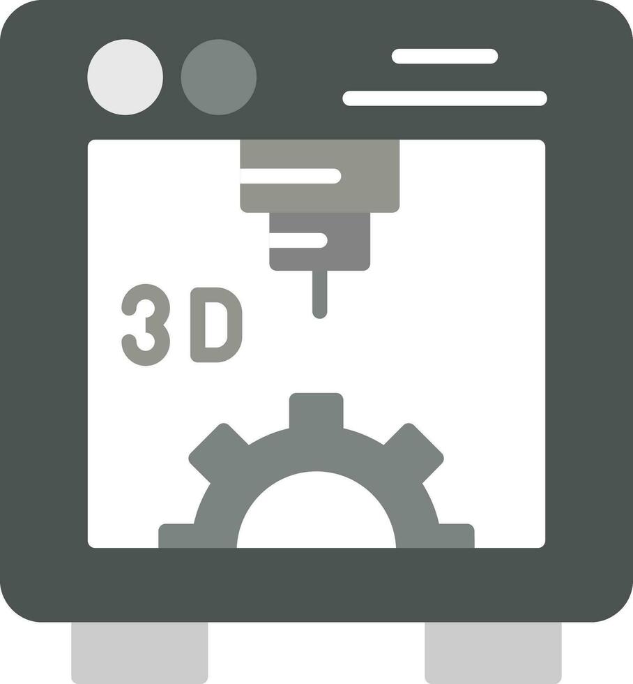 3d Printer Vector Icon