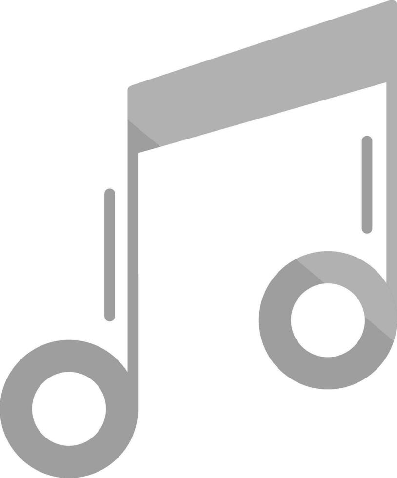 música notas vector icono