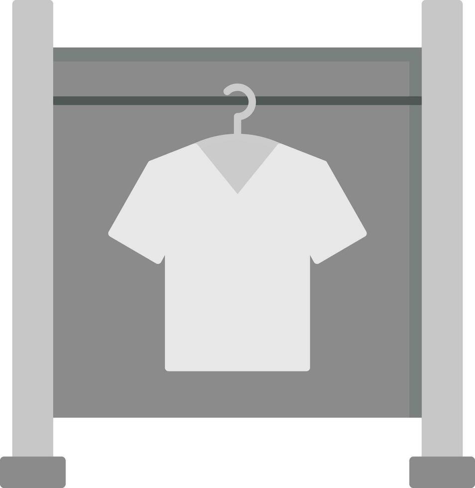 ropa estante vector icono