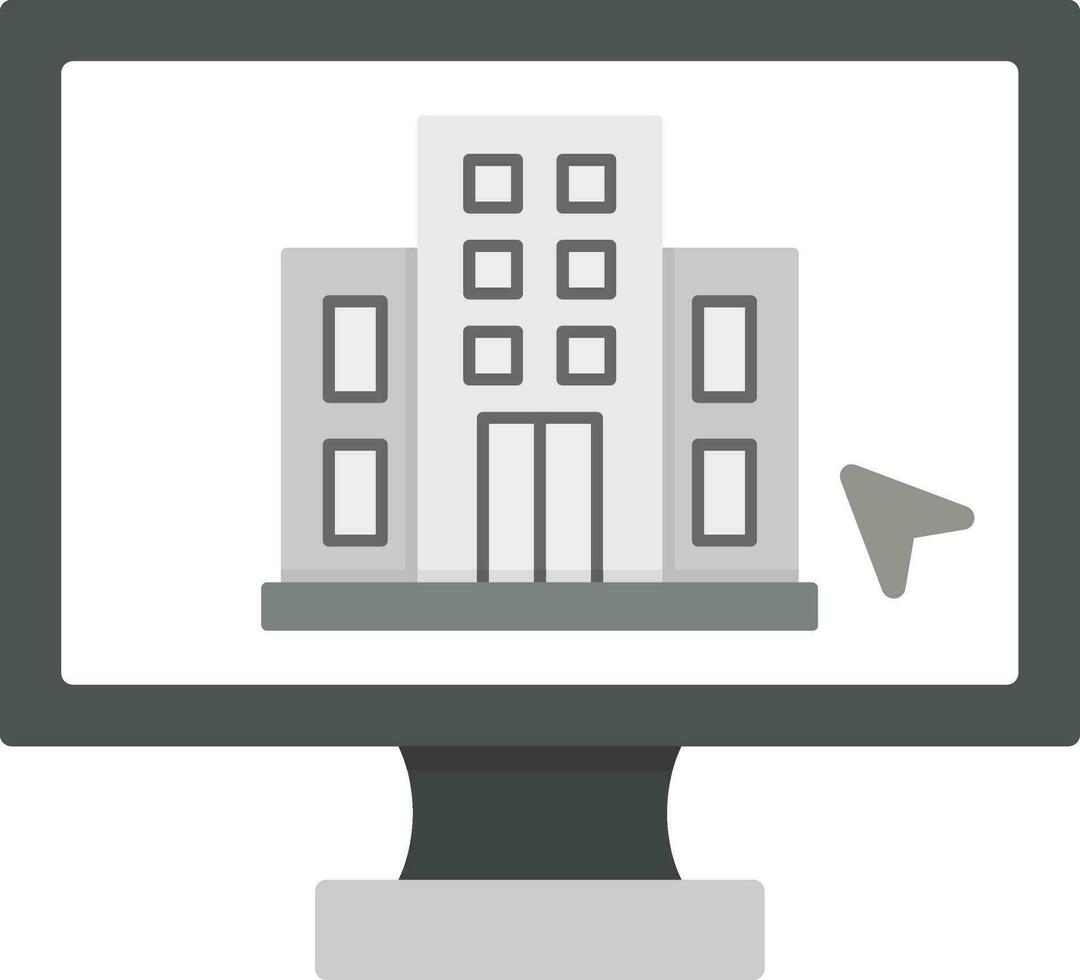 Hotel Booking Vector Icon