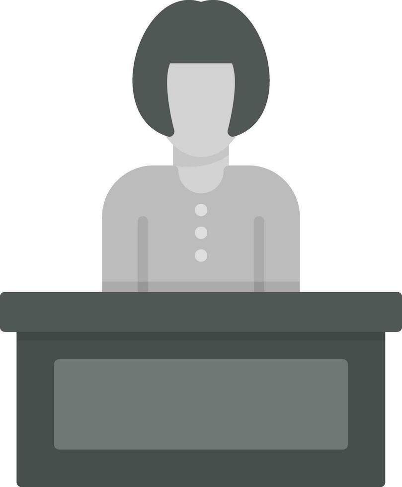 Receptionist Vector Icon 31073557 Vector Art at Vecteezy