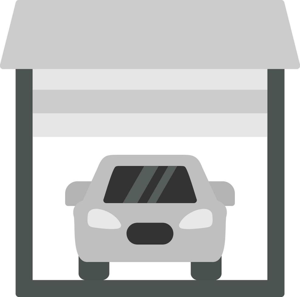 Car Garage Vector Icon