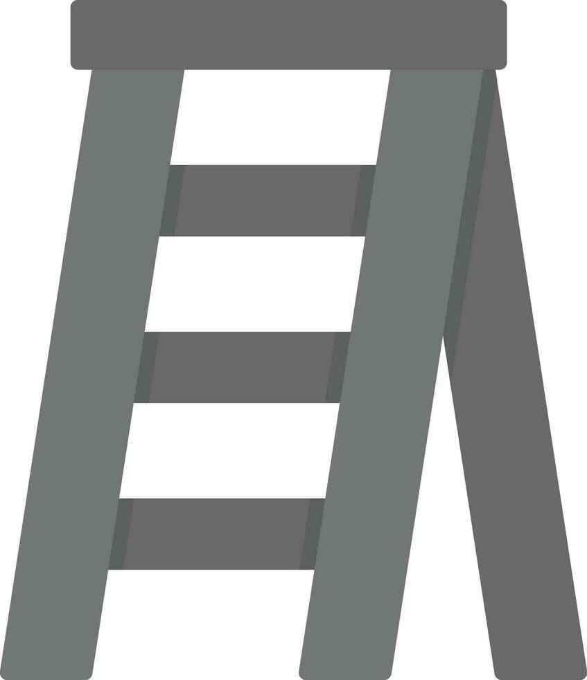 escalera de tijera vector icono