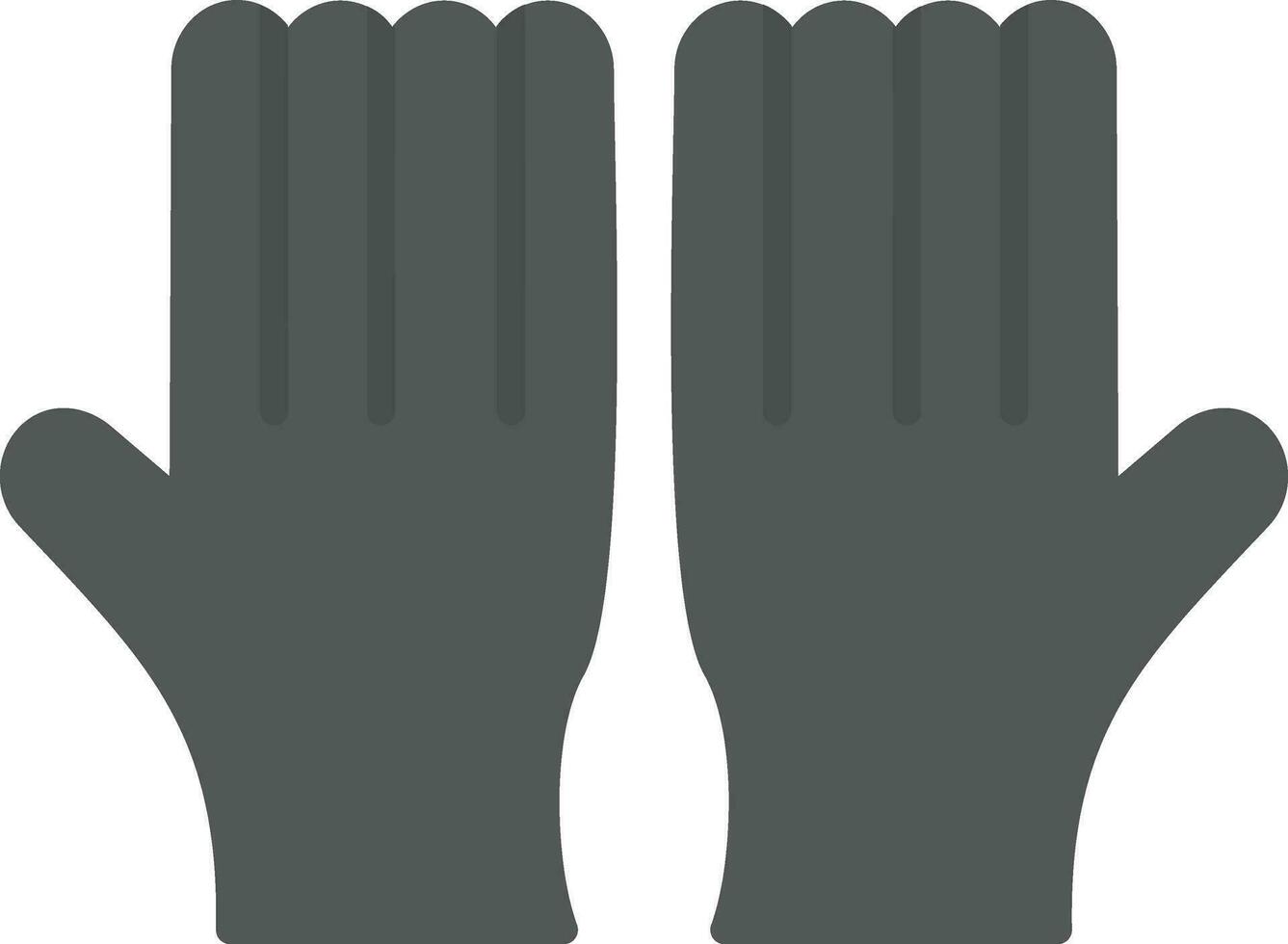 trabajando guantes vector icono