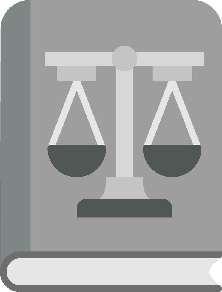 Law Book Vector Icon