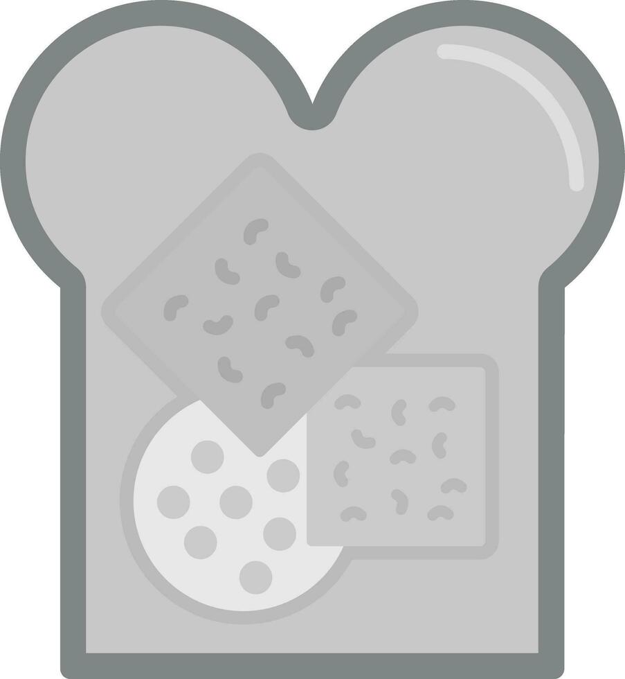 queso un pan vector icono