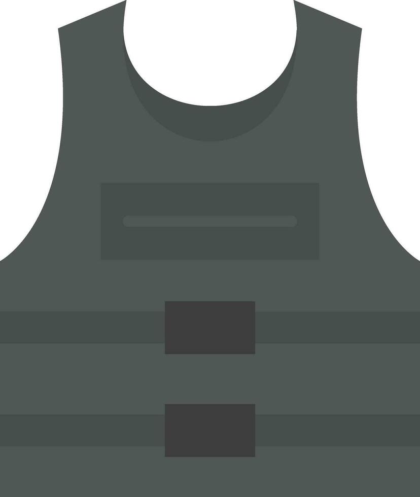 Bullet Proof Vest Vector Icon