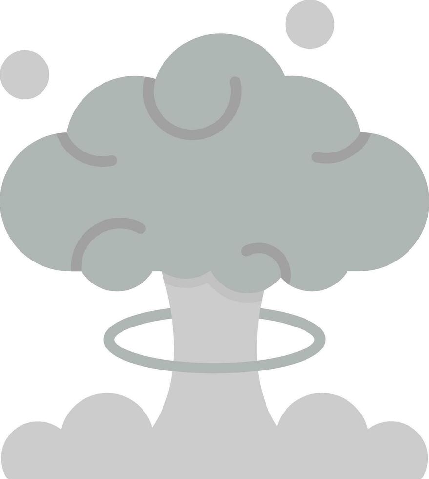 Nuclear Explosion Vector Icon