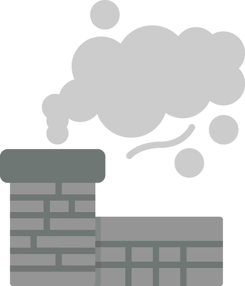 Chimney Pollution Vector Icon