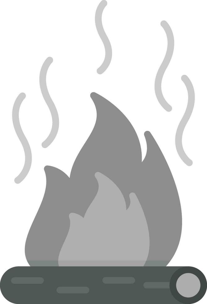 Fire Pollution Vector Icon