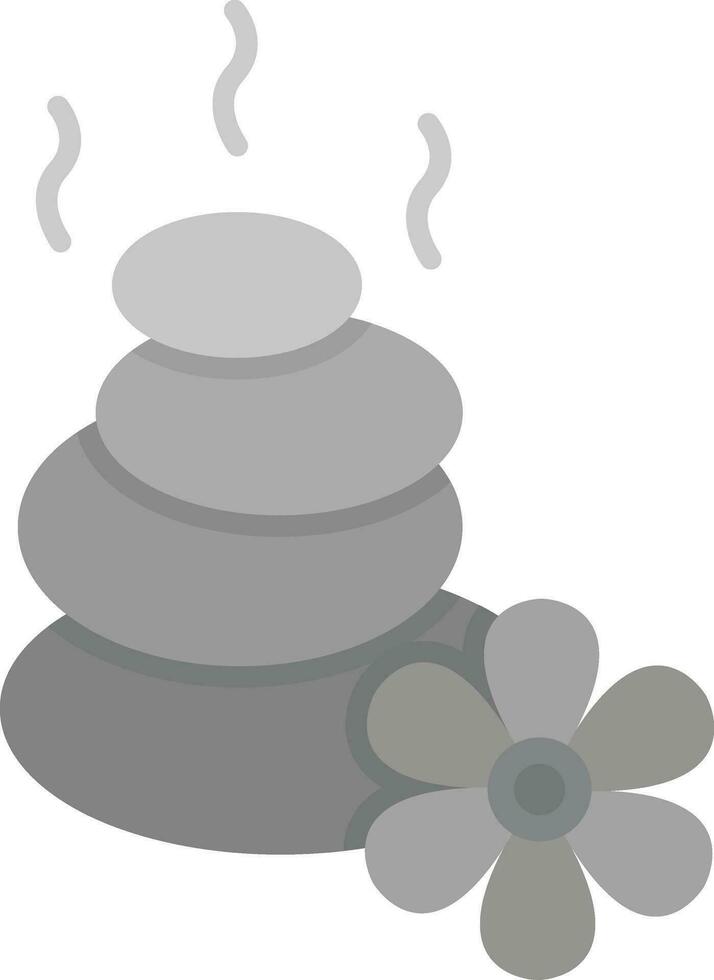 Hot Stone Vector Icon