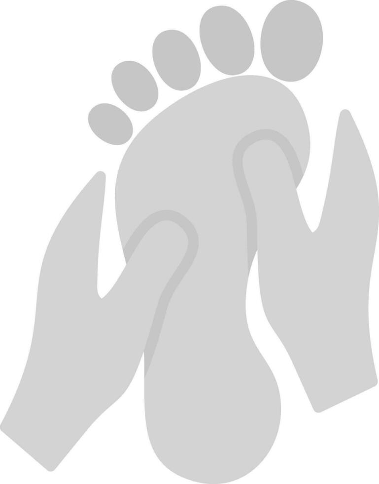 icono de vector de masaje de pies