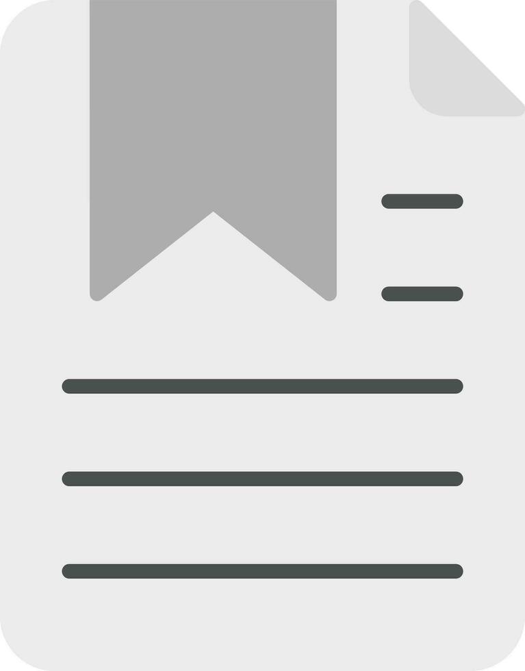 marcador página vector icono
