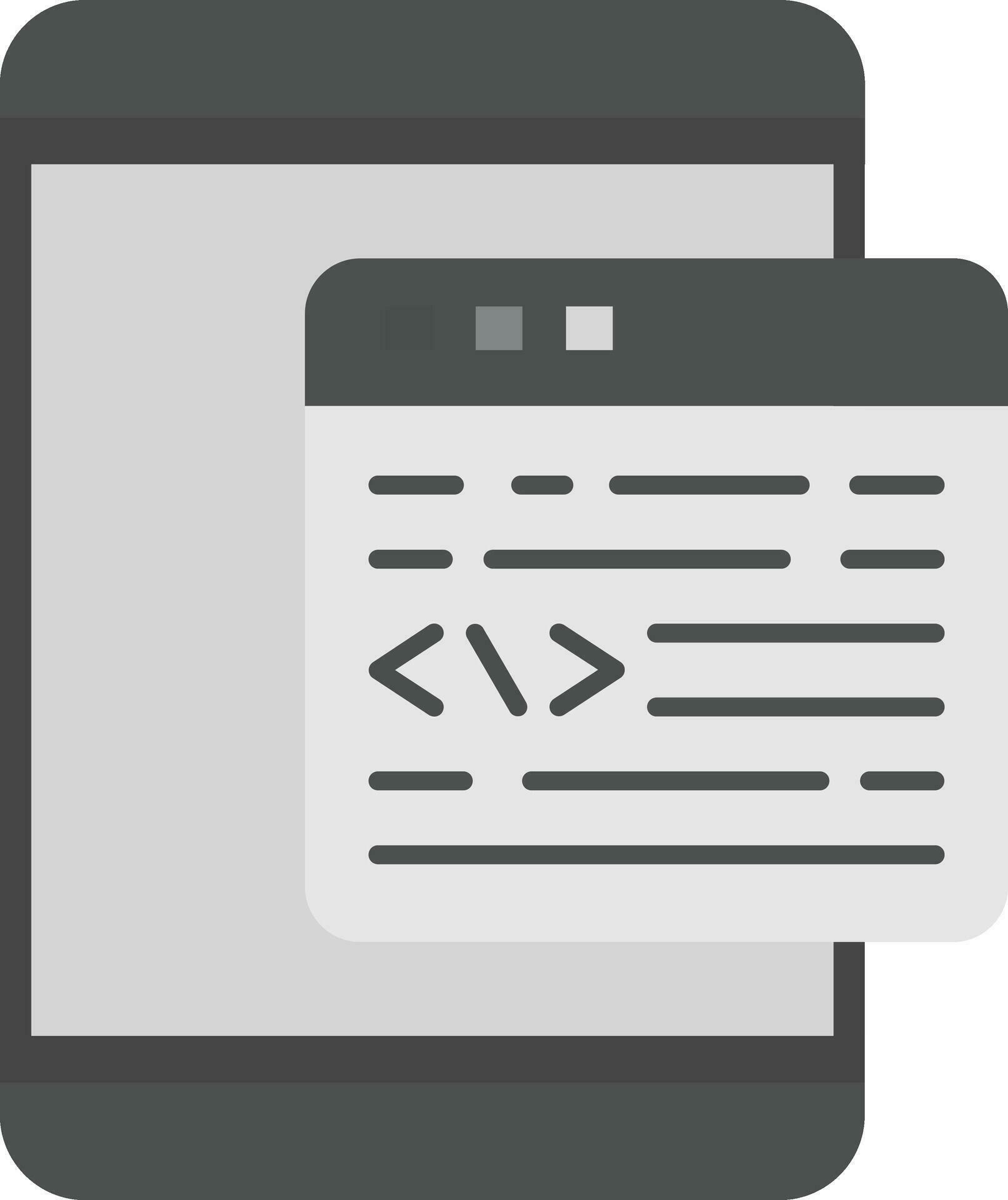 Application Coding Vector Icon 31074397 Vector Art at Vecteezy
