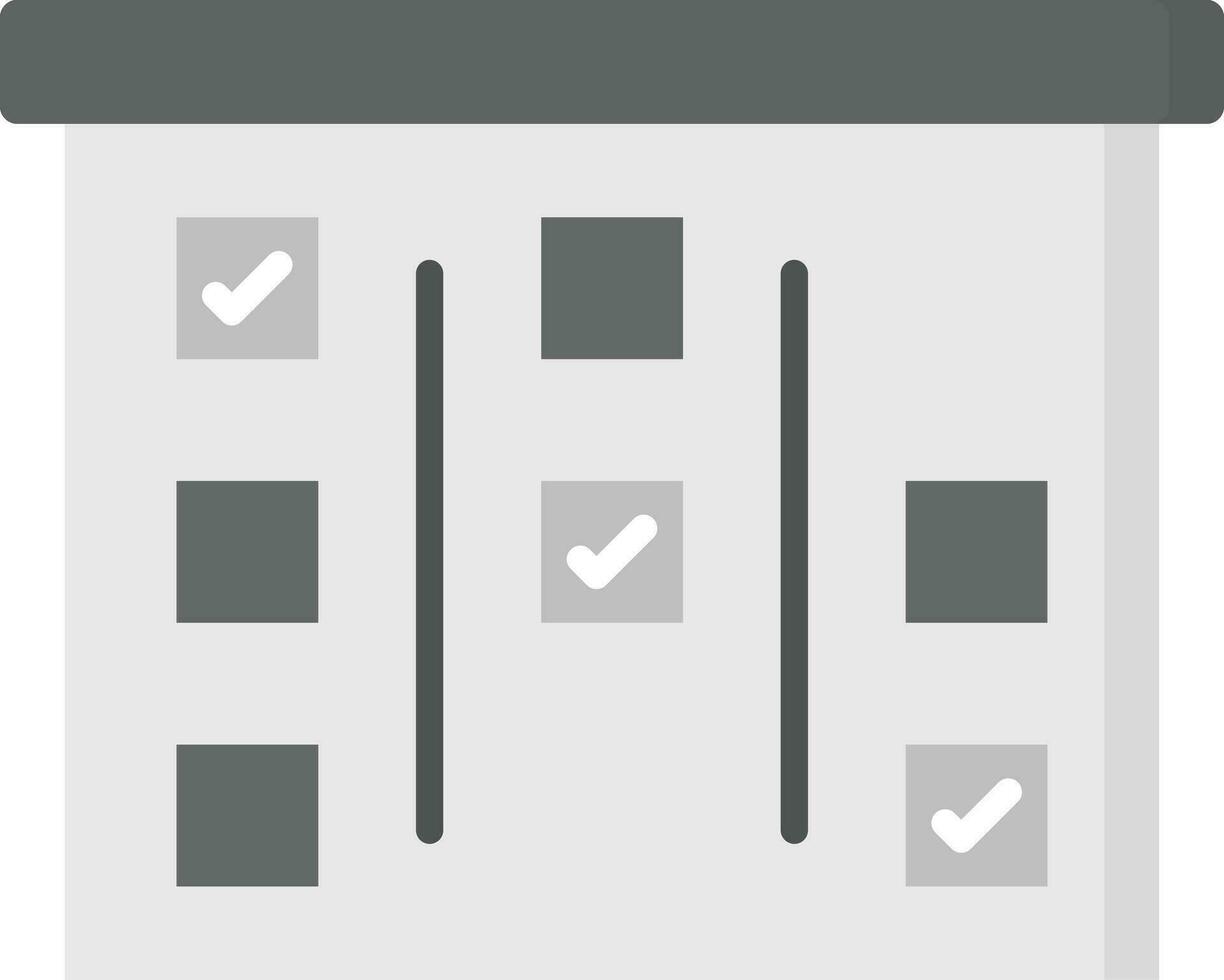 Agile Board Vector Icon