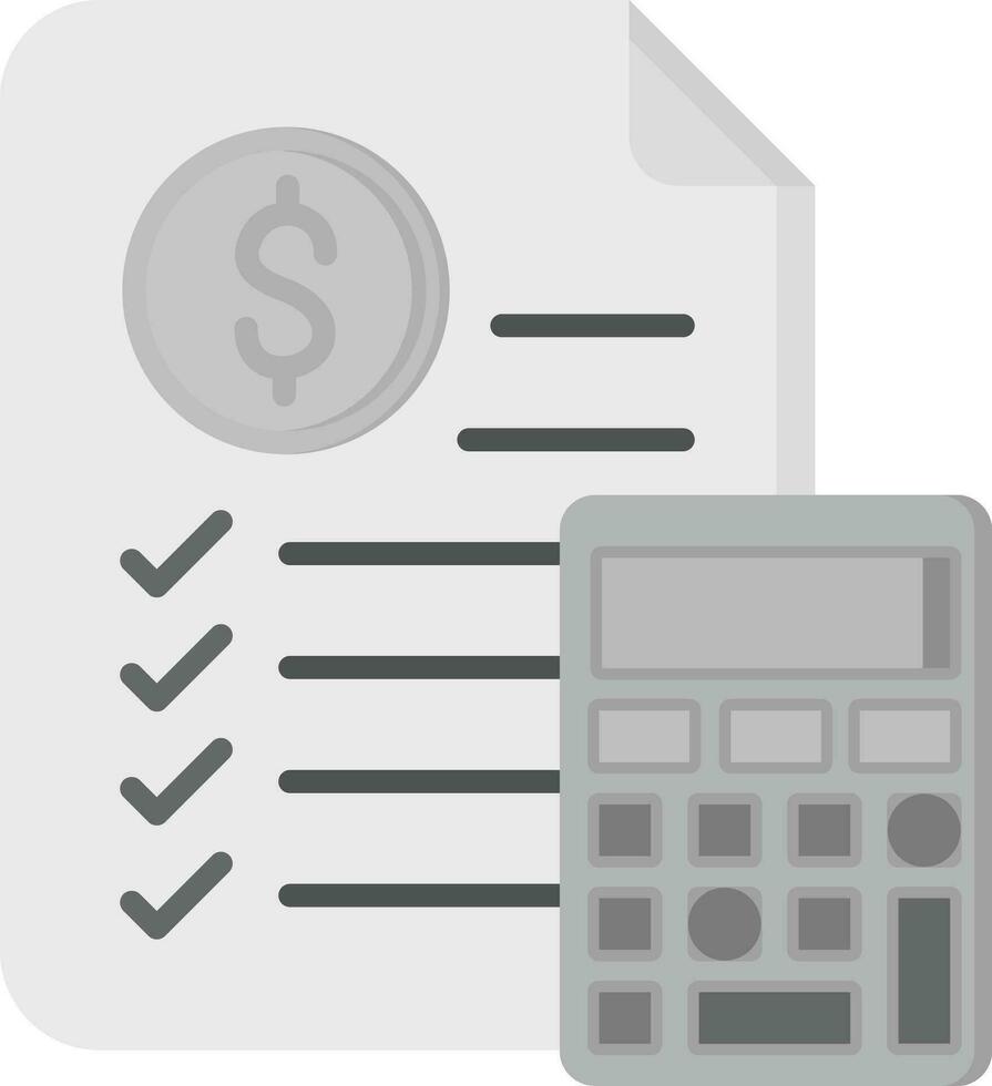 Budget Estimate Vector Icon