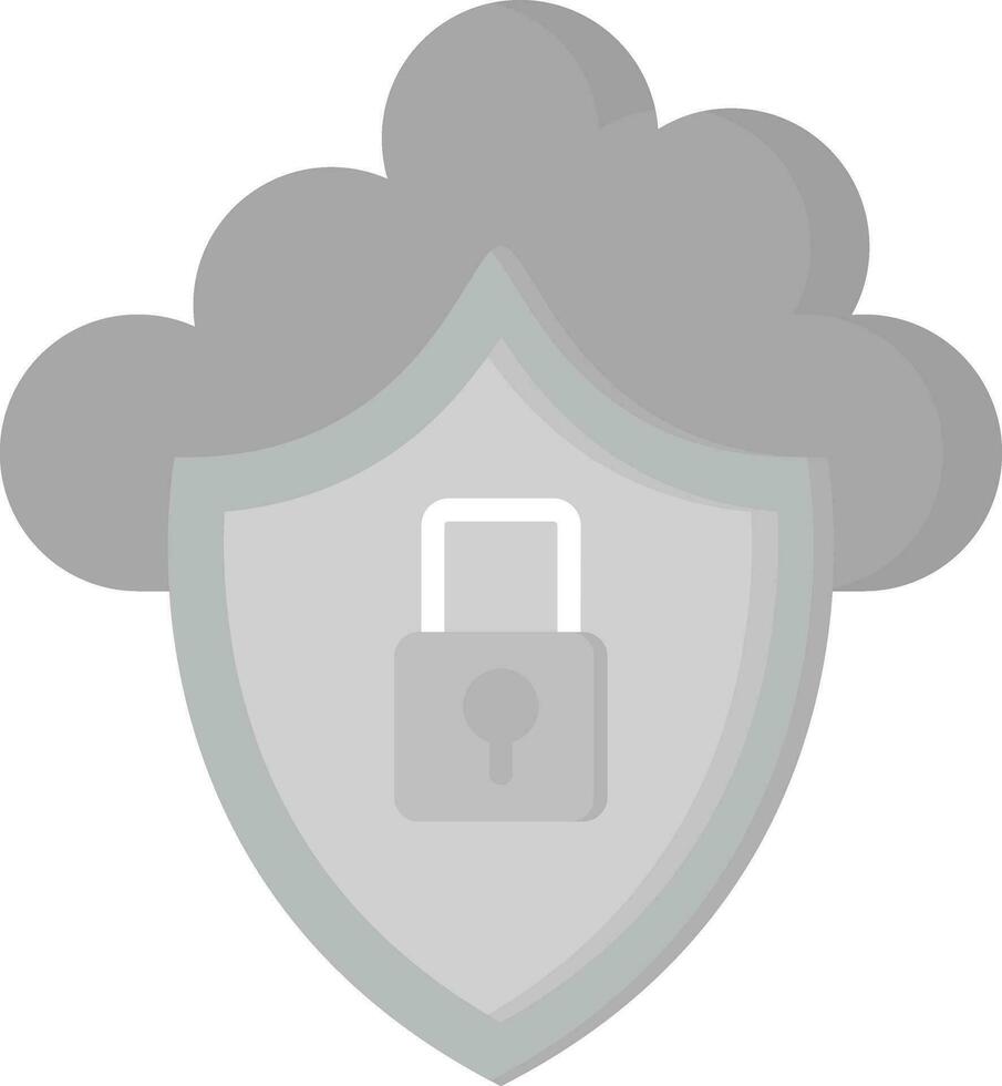 Cloud Security Vector Icon
