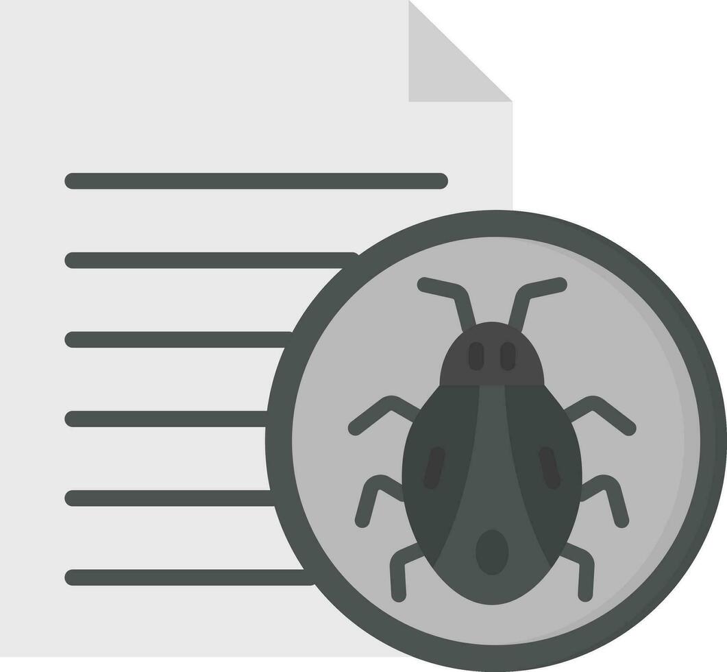 Infected File Vector Icon