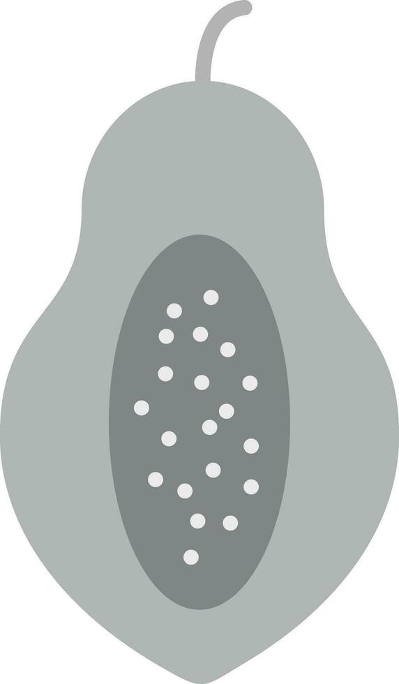 icono de vector de papaya