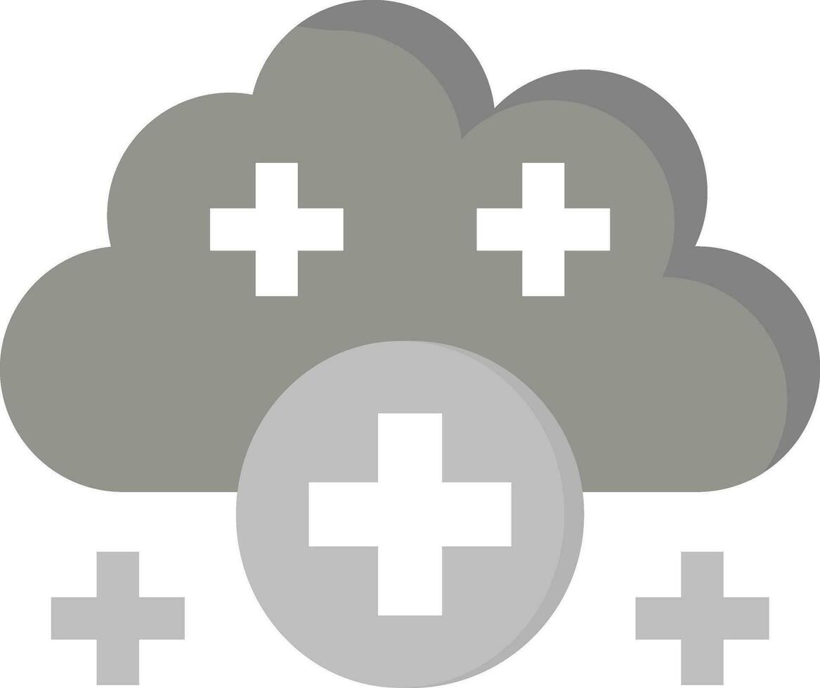Cloud Add Vector Icon