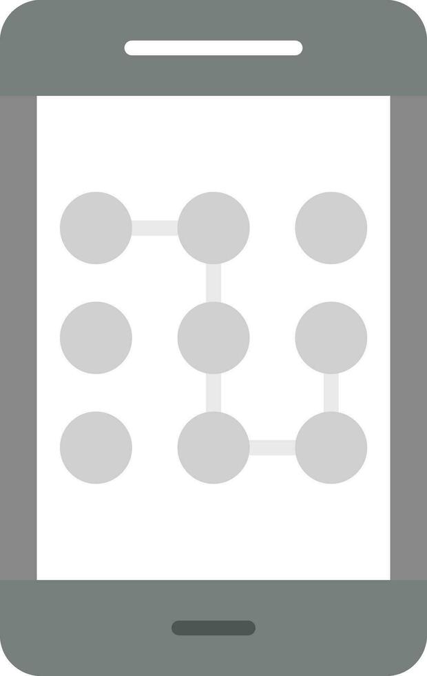 Pattern Lock Vector Icon