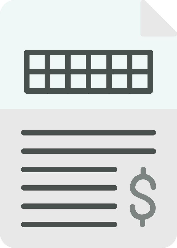 Invoice Vector Icon