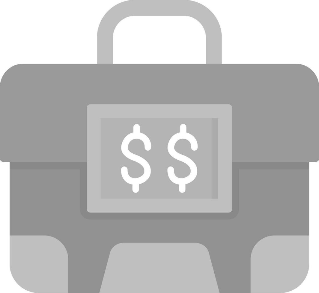 Money Suitcase Vector Icon