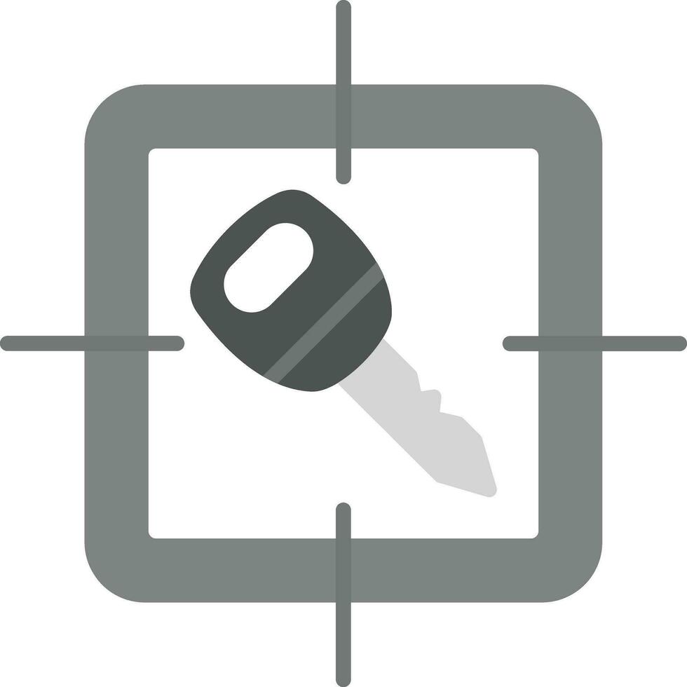 Key Target Vector Icon