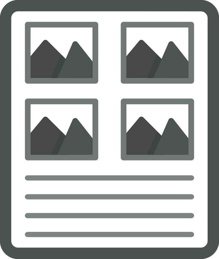 Storyboard Vector Icon