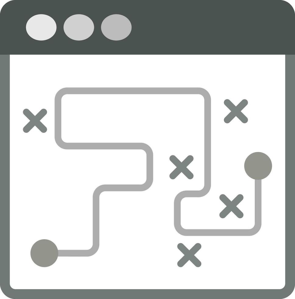 Digital Strategy Vector Icon