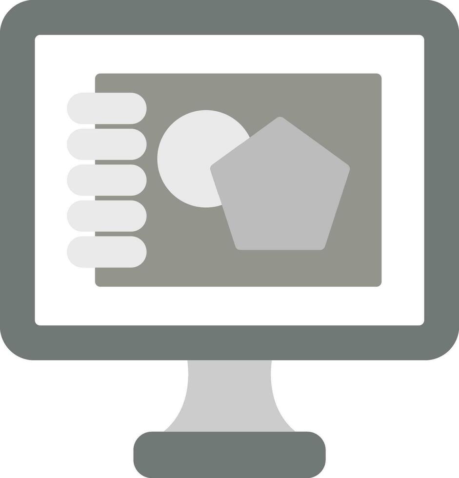 Digital Sketch Vector Icon