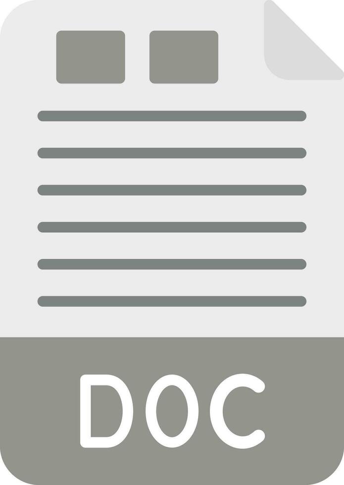 DOC Vector Icon