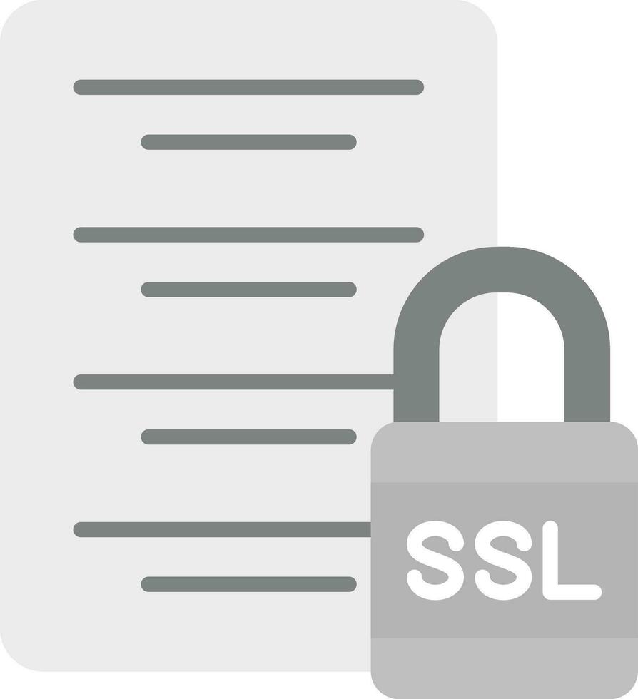 icono de vector de ssl