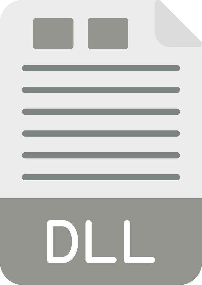 DLL Vector Icon