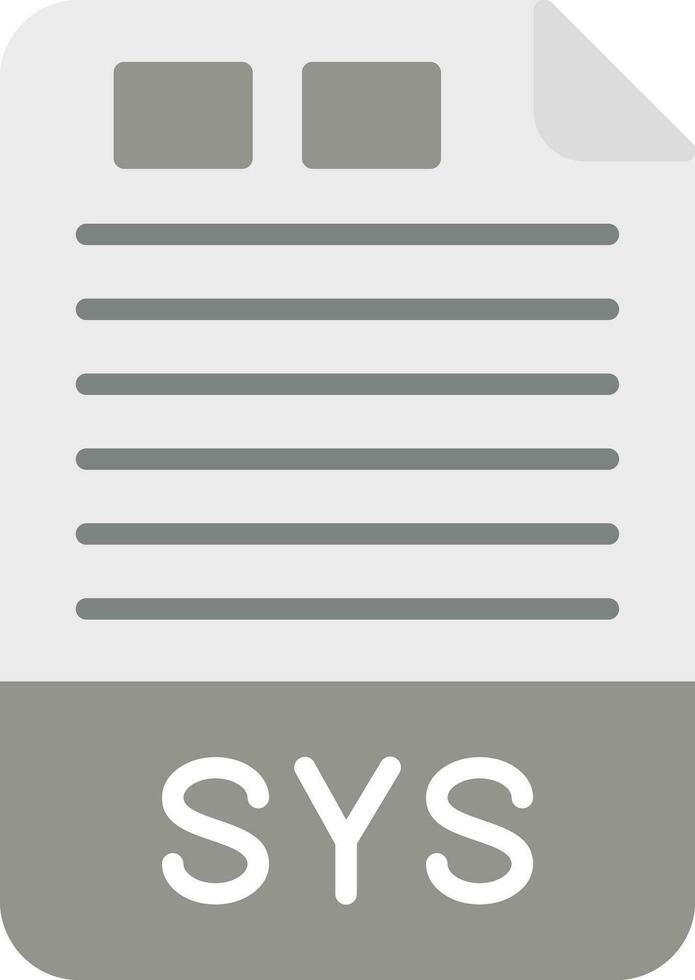 SYS Vector Icon