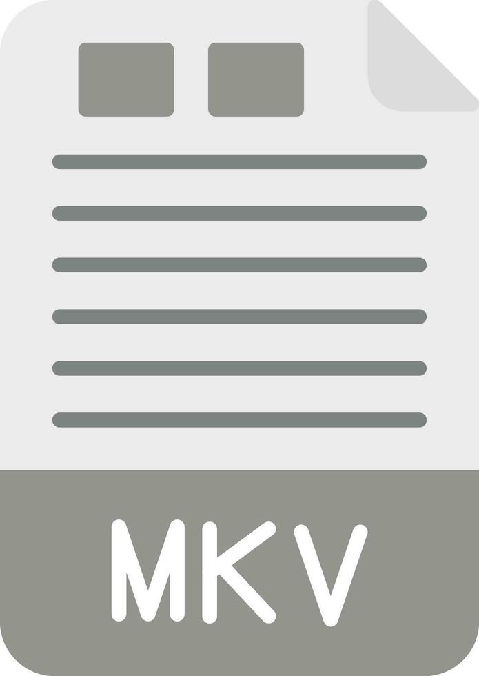 MKV Vector Icon