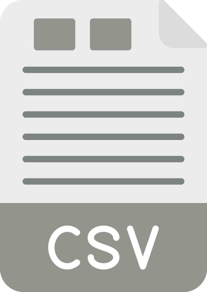 CSV Vector Icon