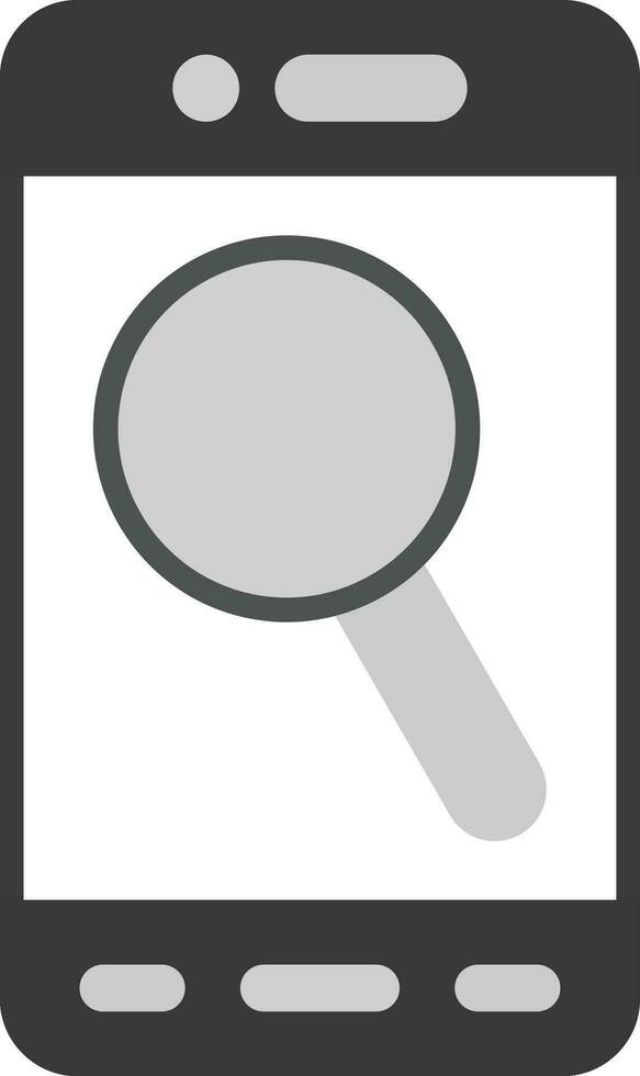 Mobile Research Vector Icon