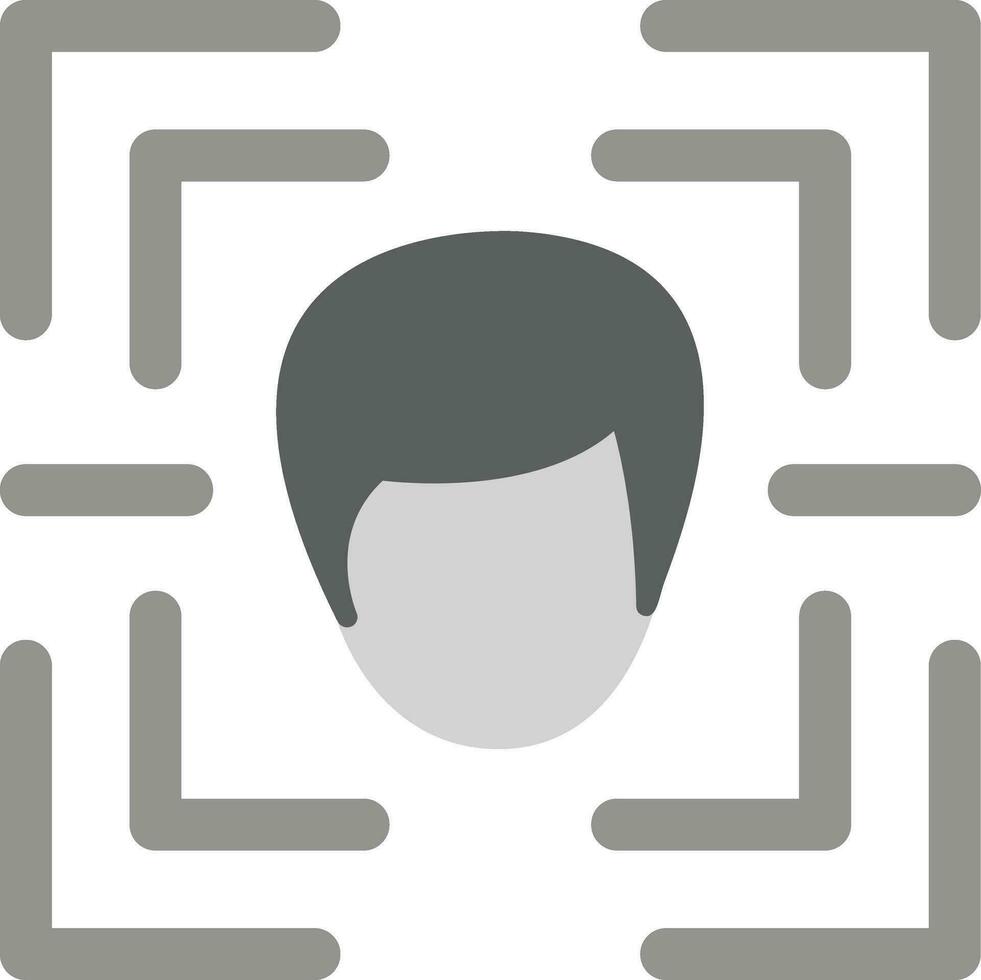 Face Scan Vector Icon