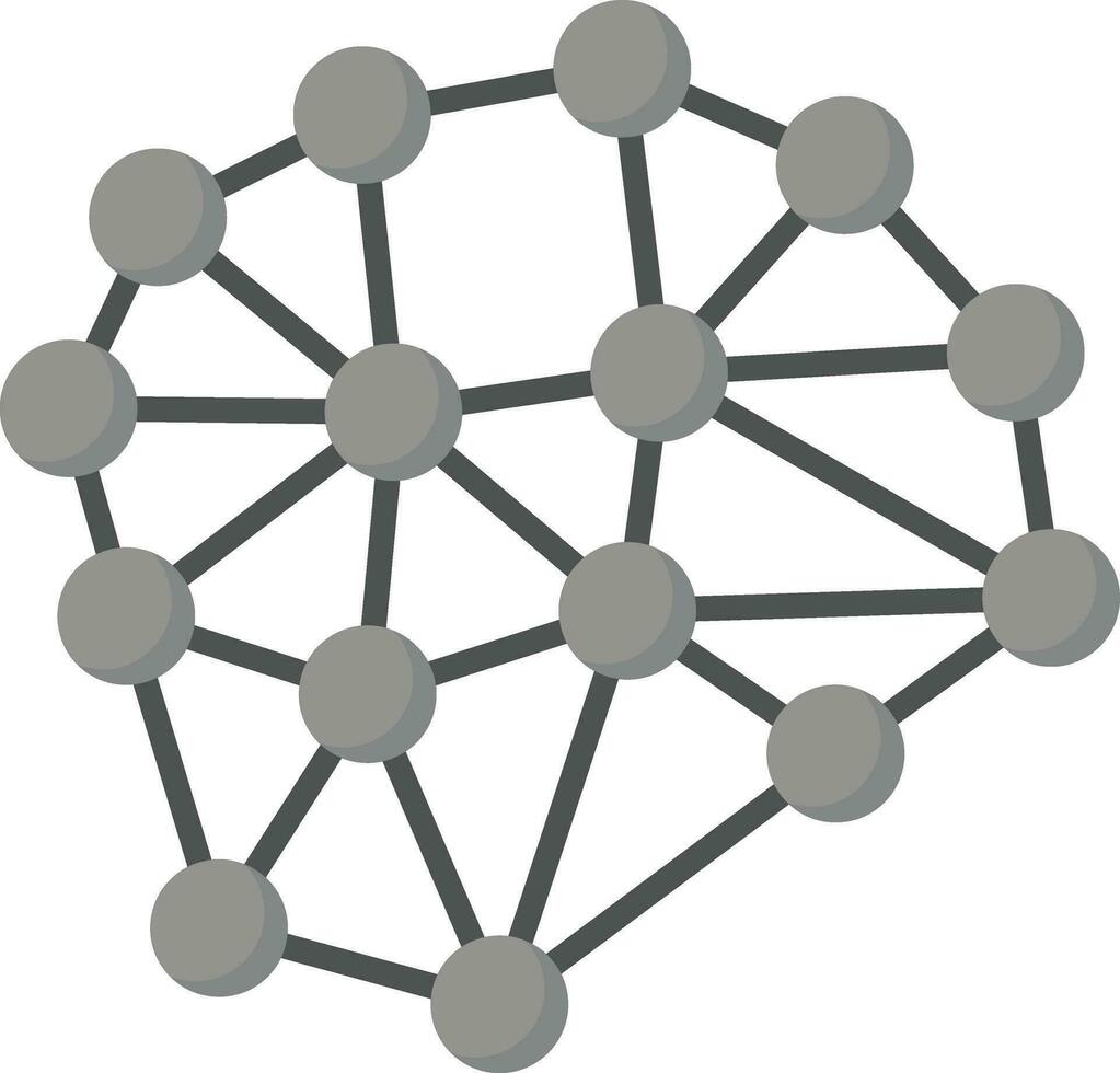 Neurons Circuit Vector Icon