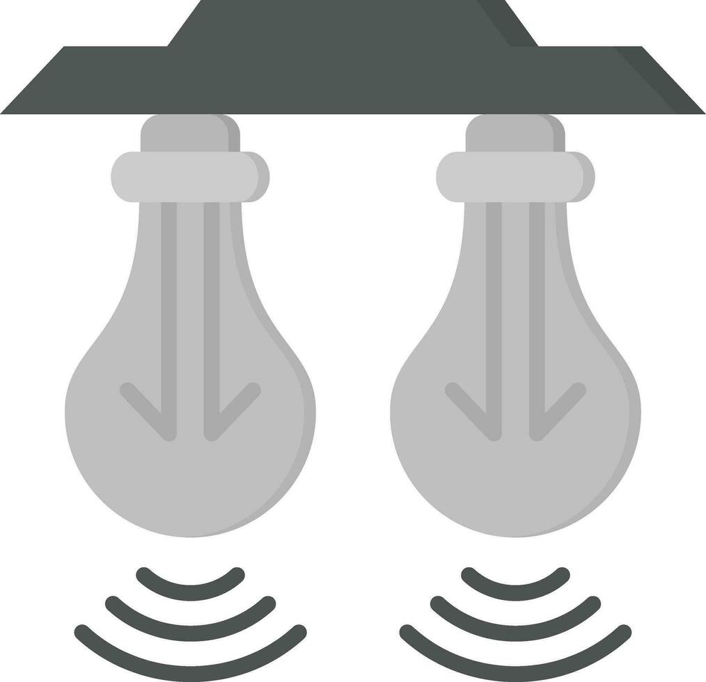 icono de vector de luz inteligente