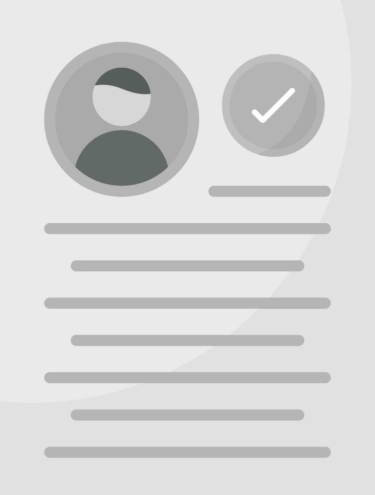 Resume Vector Icon