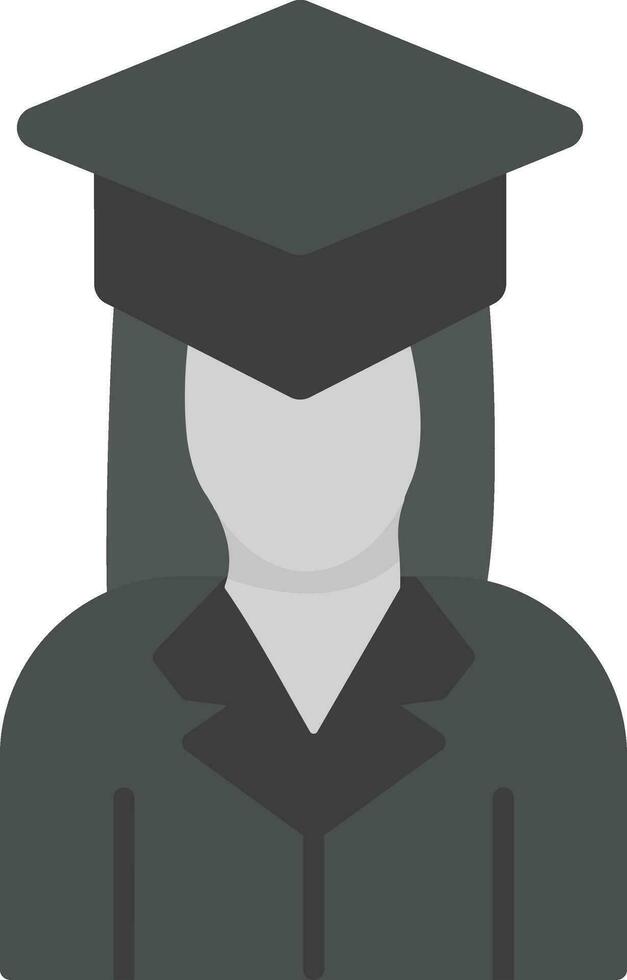 Female Graduate Vector Icon