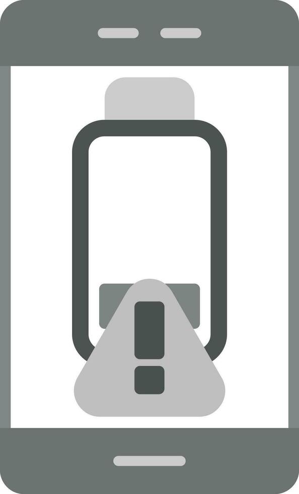 Battery alert Vector Icon