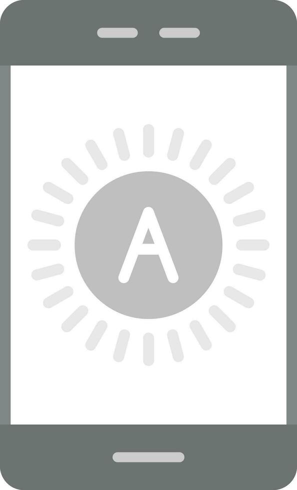 Brightness Auto Vector Icon