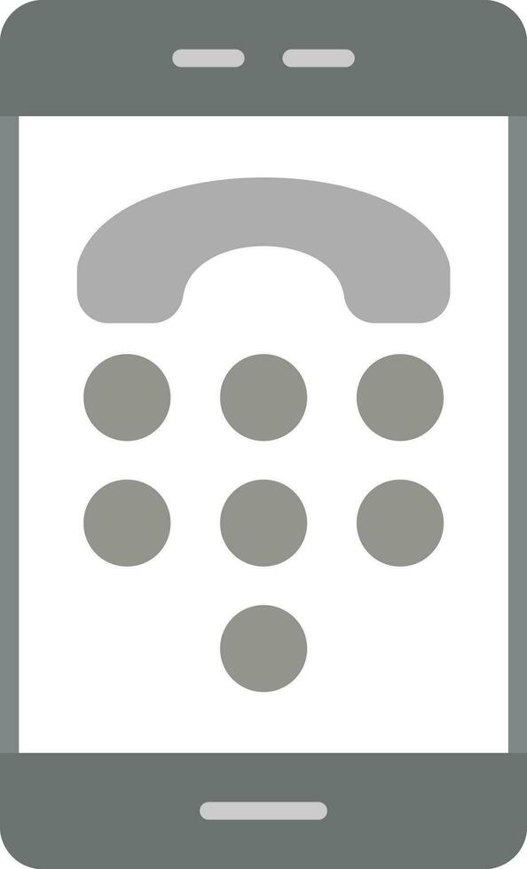 Dial Pad Vector Icon